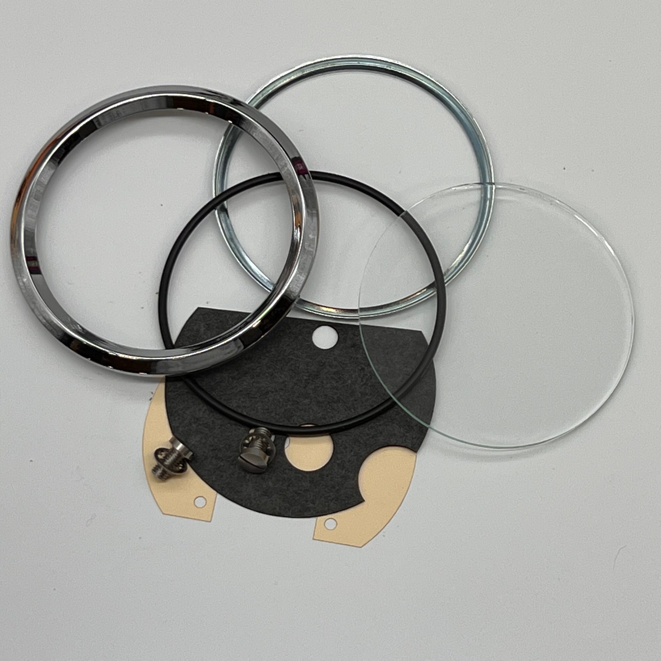 Upper Bezel Kit, gaskets, screws